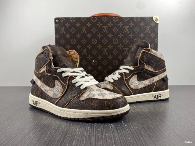 Bmlin shoes LV 1 OFF-WHITE Air Jordan x 0808